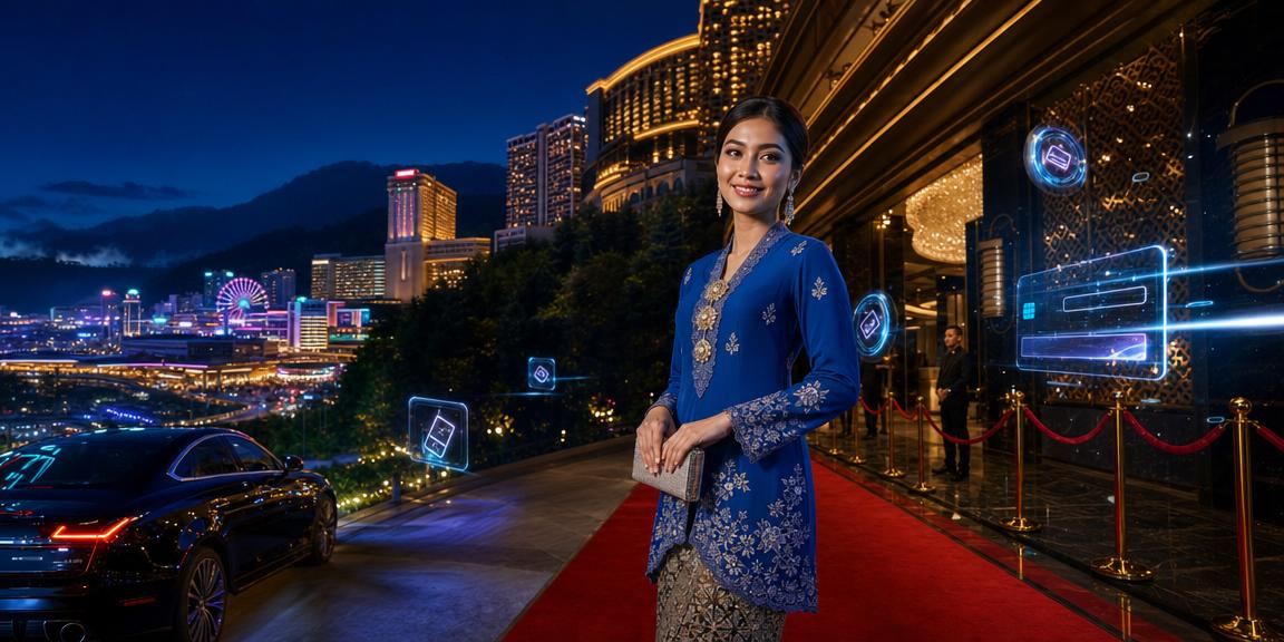 A Genting Highlands-inspired casino atmosphere on the lotto9 platform