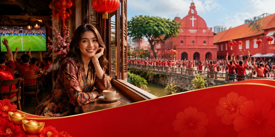 Suasana pertaruhan kasino bertema batik di Melaka
